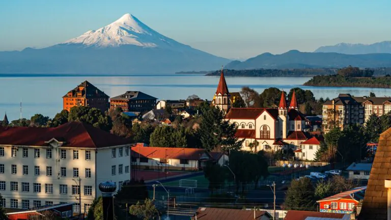 Puerto,Varas,,Los,Lagos,,Chile;,August,06,2023:,Skyline,Of